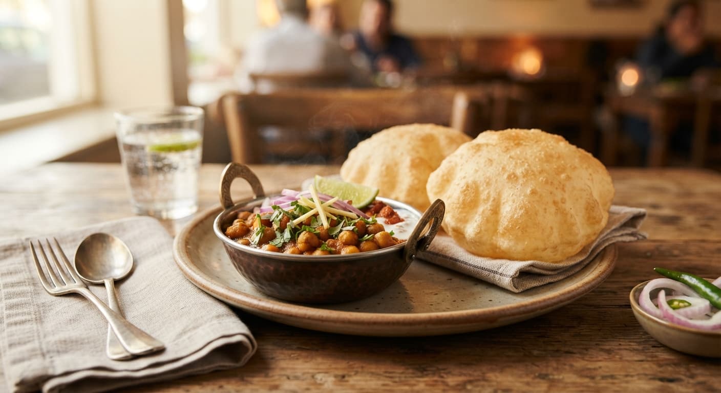Chickpea Bhatura (Chana)